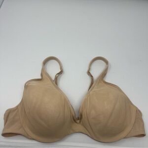 Le Mystere Womens size 36B Sheer Illusion‎ Sexy Sheer Underwire Bra Beige